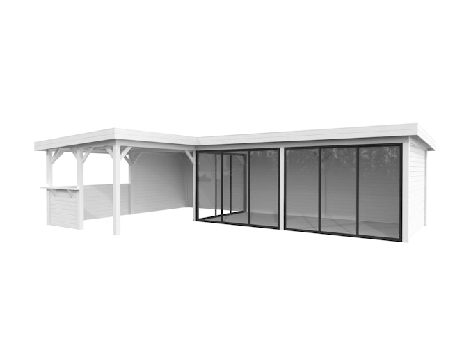 Palmako Carport/Pavillon Connect Lenna 33,2 m² Set 420 Slide