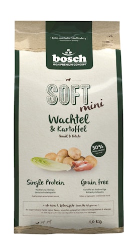 bosch SOFT Mini Wachtel & Kartoffel Hundetrockenfutter