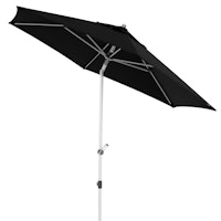 doppler Mittelmastschirm EXPERT 280 Auto-Tilt, Aluminium Silber / 100 % Polyester 180 g/m²