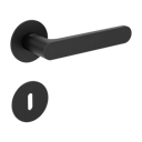 Vorschaubild Griffwerk Türgriff AVUS PIATTA S - Kaschmirgrau, Graphitschwarz