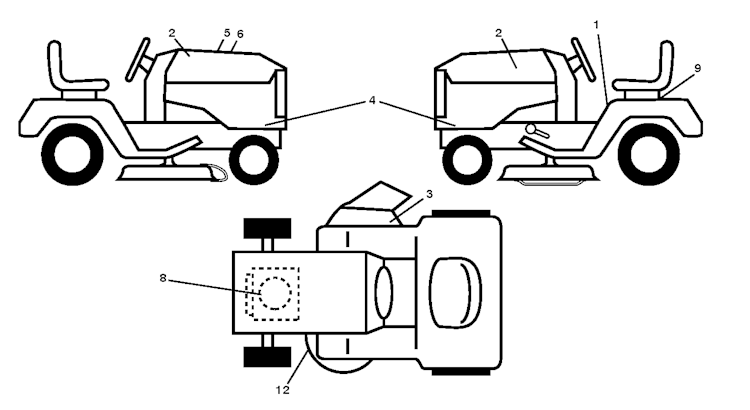 Husqvarna Gartentraktoren 96043012105 YTH2042