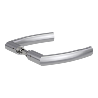 GRIFFWERK Griffpaar für Schlosskasten LORITA K3 -Edelstahl matt