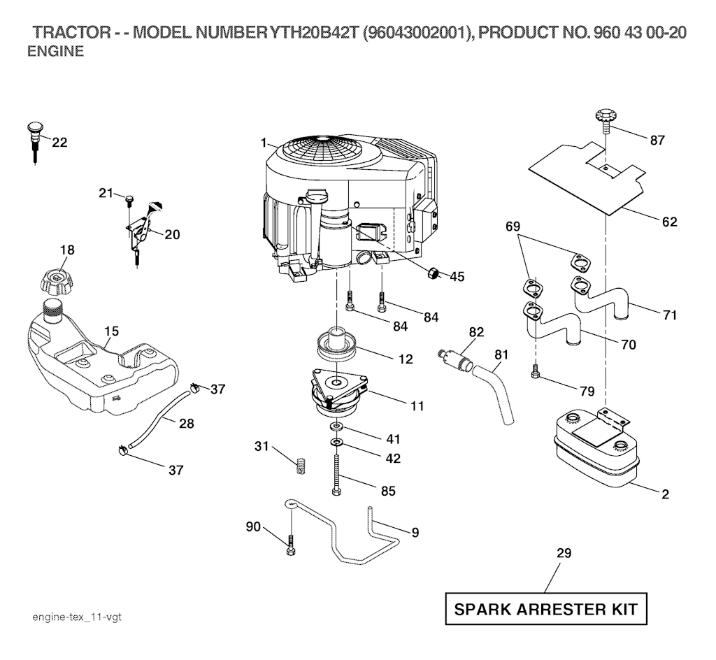 Explosionszeichnung Ersatzteile