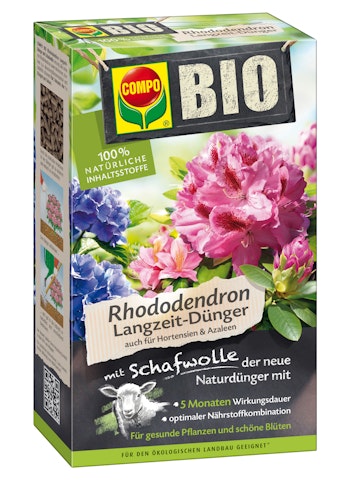 COMPO BIO Rhododendron Langzeit-Dünger mit Schafwolle