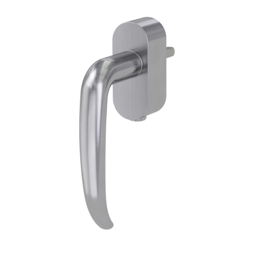 Griffwerk Fenstergriff VAYA 194 ALDA Edelstahl matt R 7x40