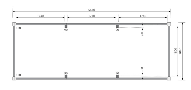 Karibu Geräteraum Doppel 2