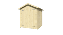 Vorschaubild Weka Gartenhaus Mori mit Satteldach - 13 mm