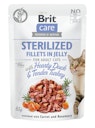 Vorschaubild Brit Care Sterilized Fillets in Jelly 85 Gramm Katzennassfutter