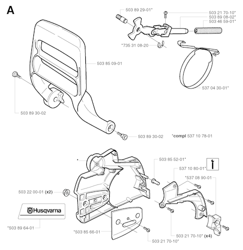 Husqvarna Kettensägen 20030100001 350