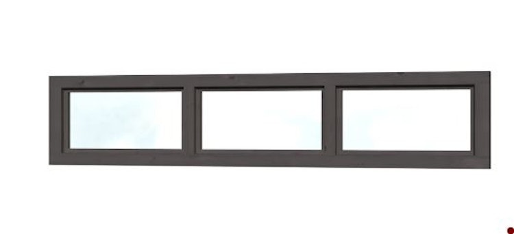 Skan Holz Oberlicht für Carports mit Echtverglasung