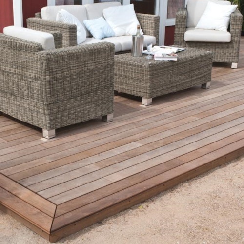 OSMO Terrassendiele Thermoholz Esche -glatt / glatt für SenoFix 21 x 105 mm