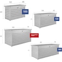 Vorschaubild B-Ware Biohort Freizeitbox - 160 x 79 x 83 cm (Größe 160 HIGH) - bronze-metallic