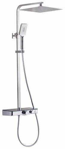 Überkopfbrauseset OCEAN, mit Thermostatablage