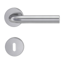 Vorschaubild Griffwerk Türgriff DANIELA K3 Klippgarnitur- Edelstahl poliert / matt