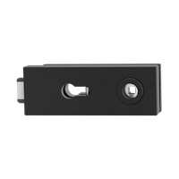 Griffwerk PURISTO S -Graphitschwarz Schlosskasten -PZ