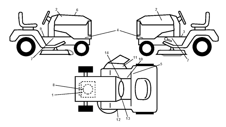 Husqvarna Gartentraktoren 96041007600 LTH126