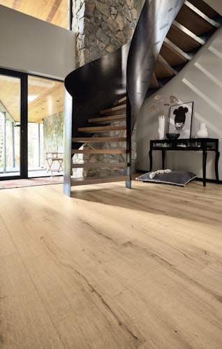 MEISTER Designboden MeisterDesign. next DL 500 S 2052 x 220 x 8 mm 7139 Altholzeiche hell Porensynchron-Struktur