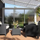 Vorschaubild Skan Holz Seitenwände aus Polycarbonat für Terrassendach (Wandanbau)