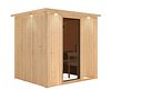 Vorschaubild Karibu Sauna Sodin mit Fronteinstieg 68 mm inkl. gratis Zubehörpaket im Wert von 126,96€