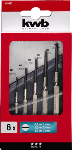 kwb Feinm-Schraubendr.Fl 6-tlg 145090