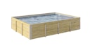 Vorschaubild Weka Massivholzpool Siargao Gr. 2 - 45 mm - 416 x 551 cm inkl. gratis Abdeckplane im Wert von 279,99€