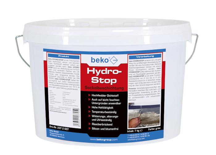 beko Hydro-Stop Sockelbeschichtung pastös 7 kg