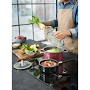 Vorschaubild WMF Fusiontec Mineral Fleischtopf mit Glasdeckel, 20 cm, Rose Quartz