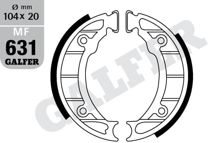 Galfer Bremsbacke MF631