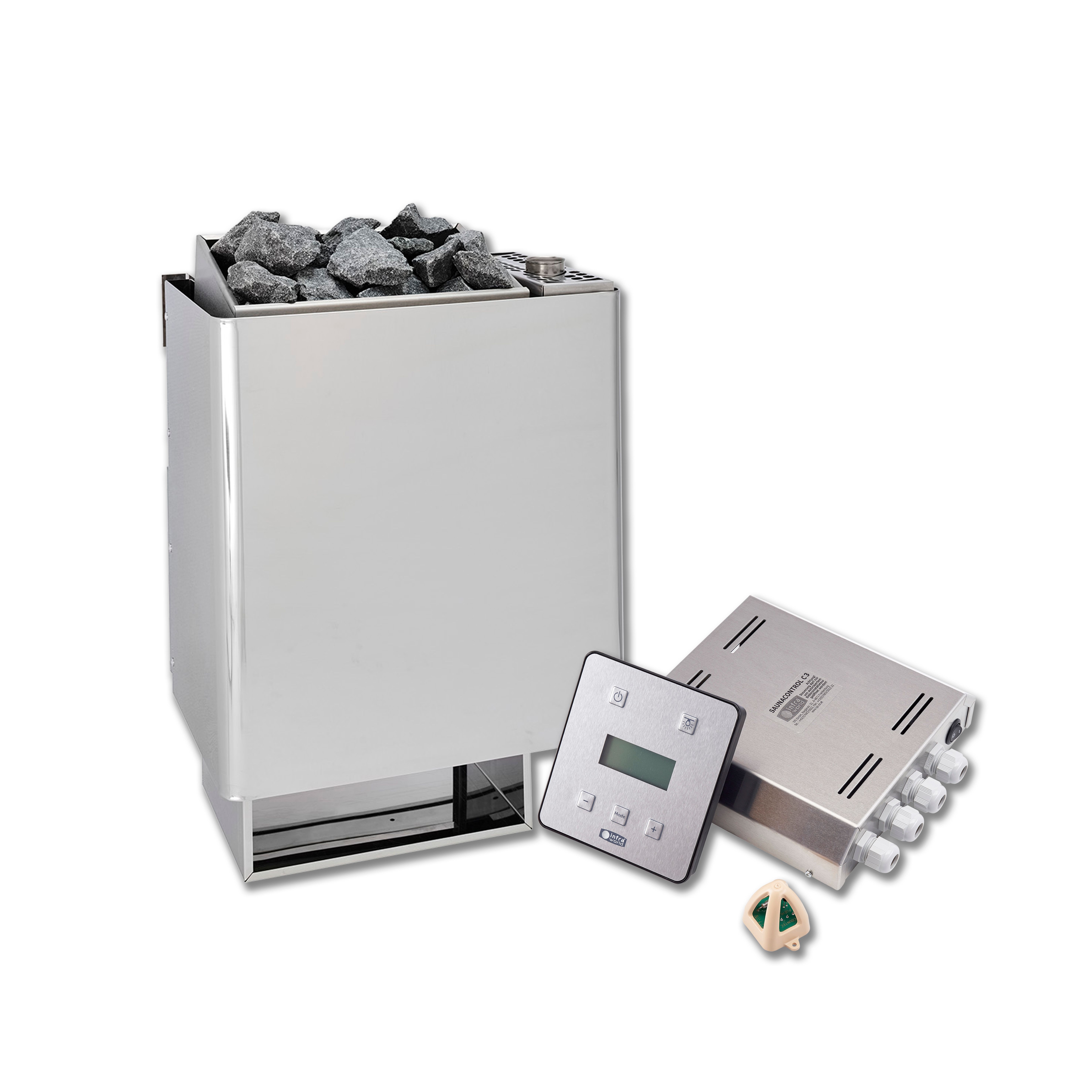 Infraworld Verdampferofen Durano Set inkl. Steuerung Saunacontrol C0
