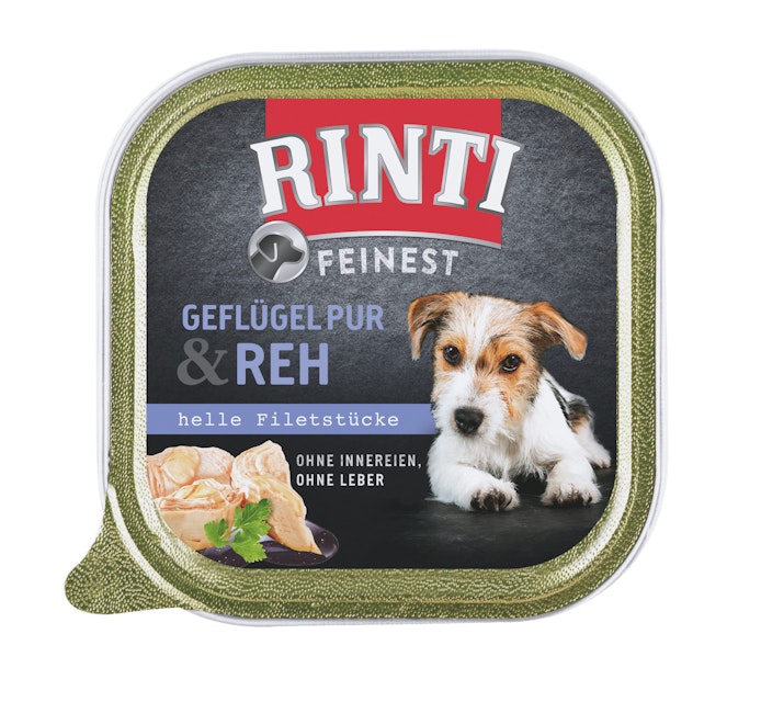 RINTI Feinest 150g Schale HundenassfutterVorschaubild