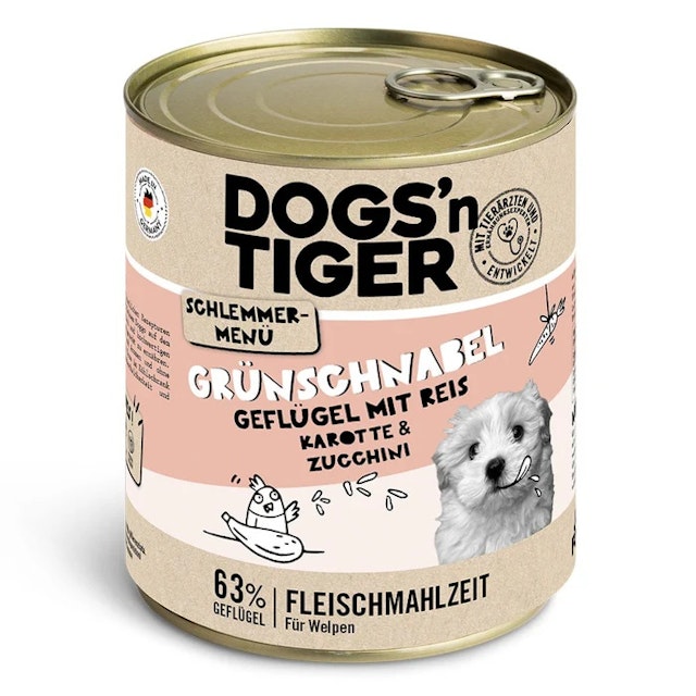 Dogs'n Tiger 800g Dose HundenassfutterVorschaubild