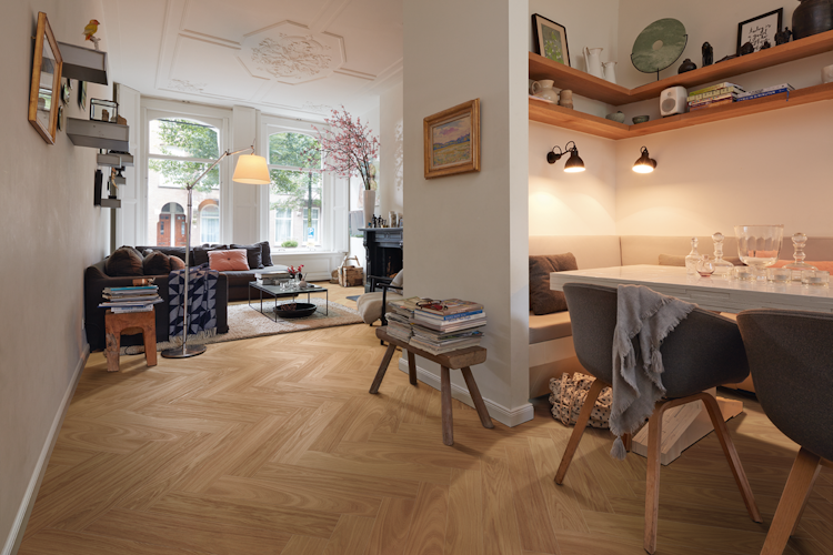 MEISTER Parkettboden MeisterParkett. longlife PS 500 710 x 142 x 13 mm Eiche harmonisch gebürstet ultramattlackiert 20011