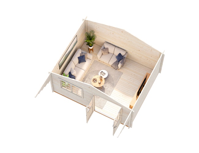 Palmako Gartenhaus Sally 15,5 m² - 44 mm