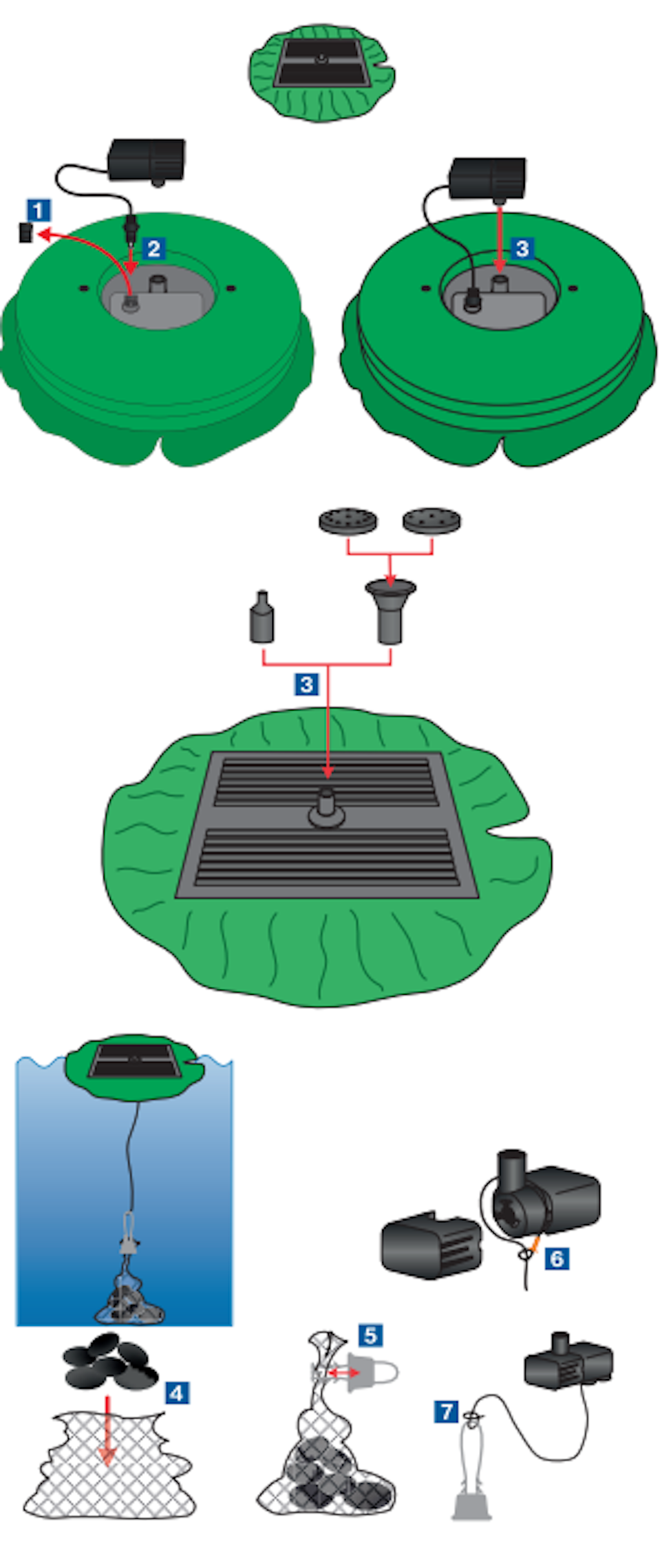 Explosionszeichnung Ersatzteile