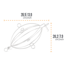 Vorschaubild Petromax Geflügel-Grillkorb mit Kette und Haken