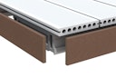 Vorschaubild TraumGarten DreamDeck Abschlussleiste Braun 10x80x2000