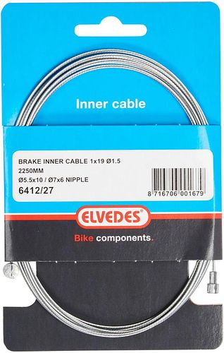 Elvedes Bremsinnenzug 19 strands 2250 mm silber