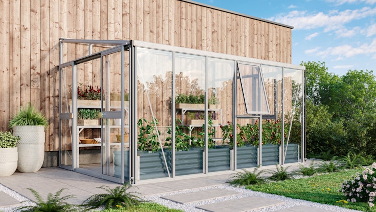 Vitavia Gewächshaus Helena 10200 inkl. 2 Seitenfenstern - 10,2 m²