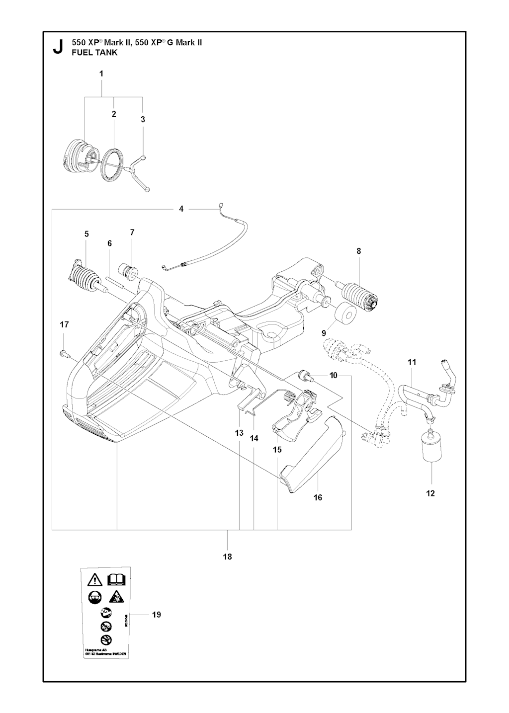 Explosionszeichnung Ersatzteile