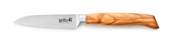 Grills.de Gemüsemesser mit Olivenholzgriff 9cm