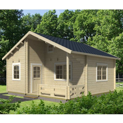 Palmako Ferienhaus Emily 40,1 + 5,2 m² - 70 mm