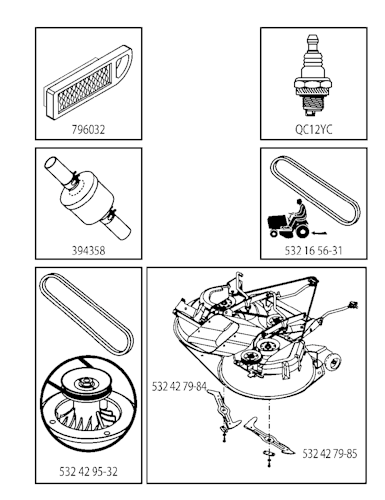 Husqvarna Gartentraktoren CT131, 96061022300, 2008-01