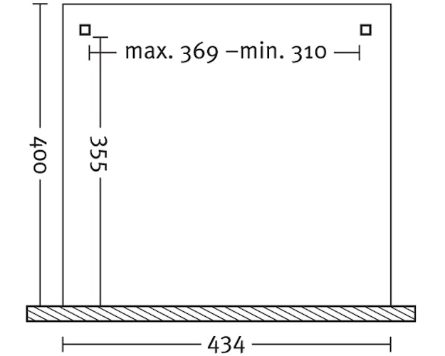 Skan Holz Terrassendach Ancona Leimholz o. Mittelpfosten 434 cm
