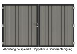 OSMO Doppeltor Alu-Fence Verto auf Maß inkl. Beschlagset