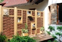 Vorschaubild T&J LABO-3D Weidengeflechtzaun 94x 180 cm, 1 Fenster mittig