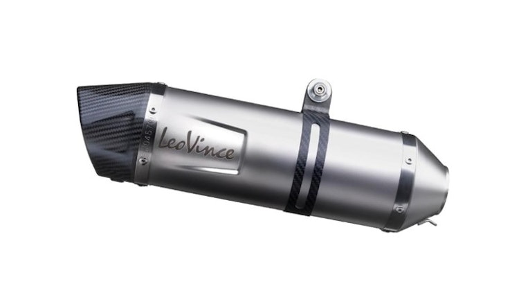 LeoVince Komplettanlage Edelstahl SBK LV ONE EVO für HONDA FORZA 125 mit Katalysator