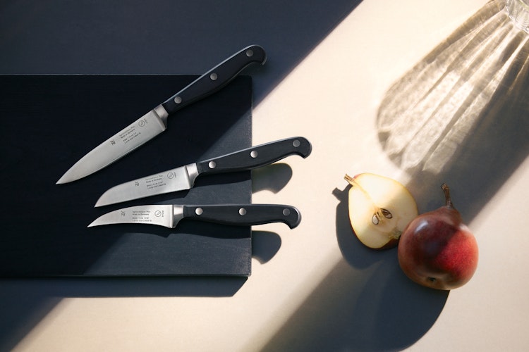 WMF Spitzenklasse Plus Obst-/Gemüsemesser Vorteils Set 3-teilig