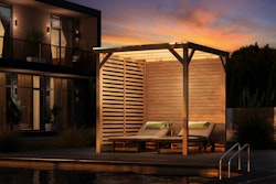 Karibu WM Pavillon Außenküche (231 x 231 cm - Größe M)