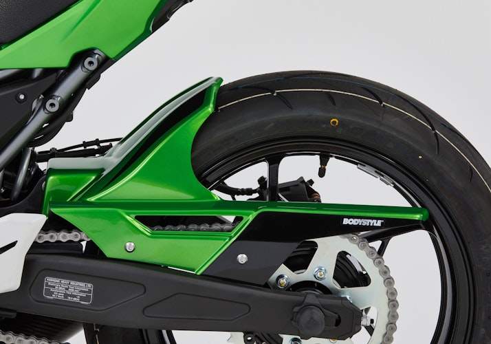 BODYSTYLE Sportsline Hinterradabdeckung ABS Kunststoff schwarz für KAWASAKI Ninja 650, Z650