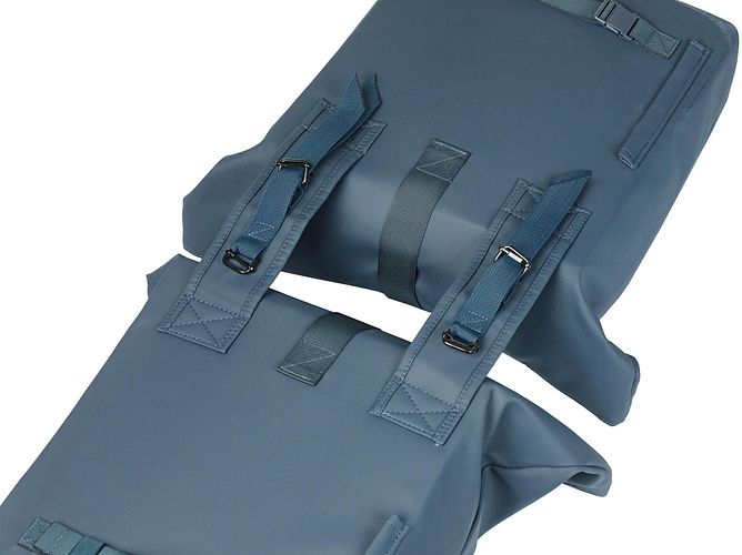 Basil Doppeltasche Brooklyn blau